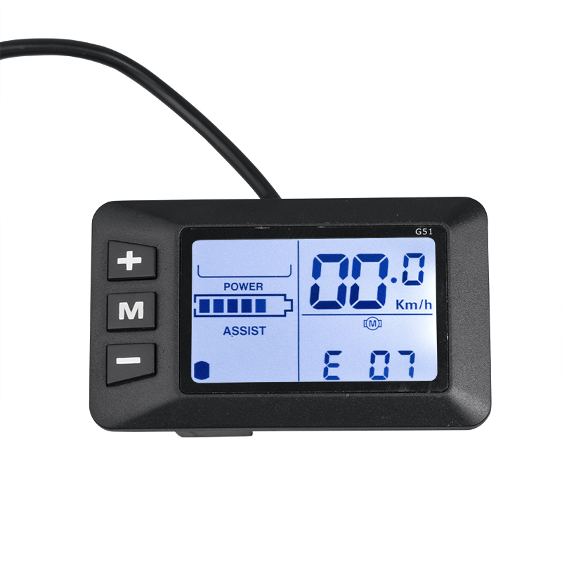 Kunray G51 Ebike Display 24-48V LCD Display for Electric Scooter Electric Bike Accessories