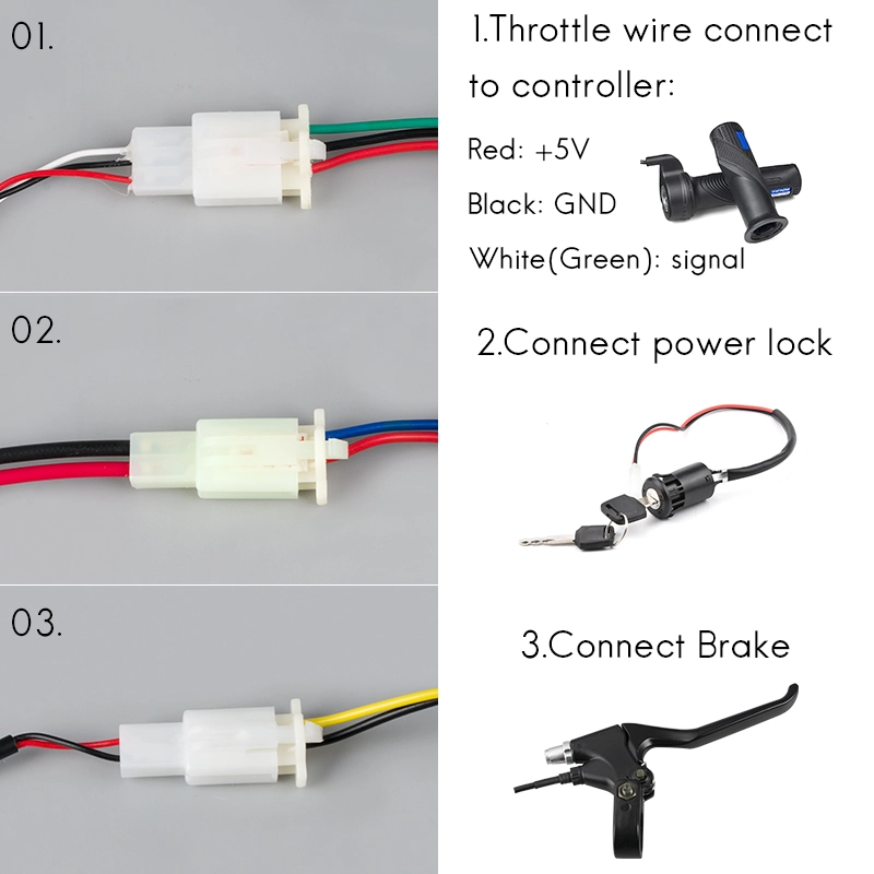 YIYUN YK31F 36V 48V 800W 1000W Brushed Controller Electric Bike Scooter Controller Motor Engine Part