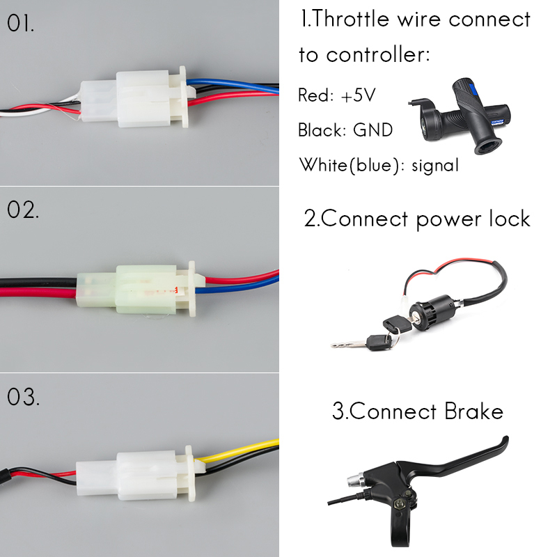 YIYUN LB27 24V 250W Brush Controller  Speed Controller for Electric Bicycle Parts Electric Scooter Controller