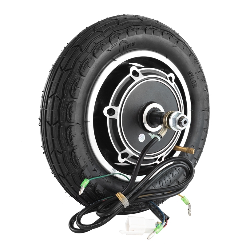 AOMA 10IN 24V 36V 48V 350W 500W Wheel Hub Motor Drum Brake for Electric Scooter Folding Ebike