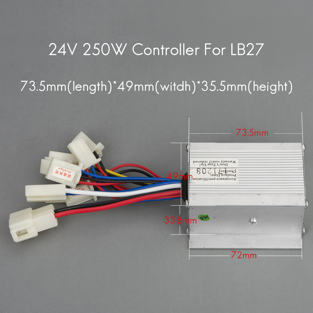 YIYUN LB27 24V 250W Brush Controller  Speed Controller for Electric Bicycle Parts Electric Scooter Controller