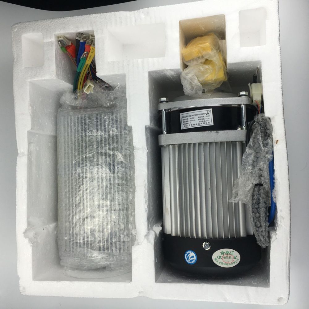 Kunray BM1424ZXF BLDC Motor 48V-72V 1200W 1500W 2200W for Electric Bicycle Tricycle Light E-Car