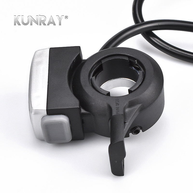 WUXING106DX 36V 48V Thumb Throttle with Battery Indicator Finger Speed Accelerator for Electric Scooter Ebike Accessories