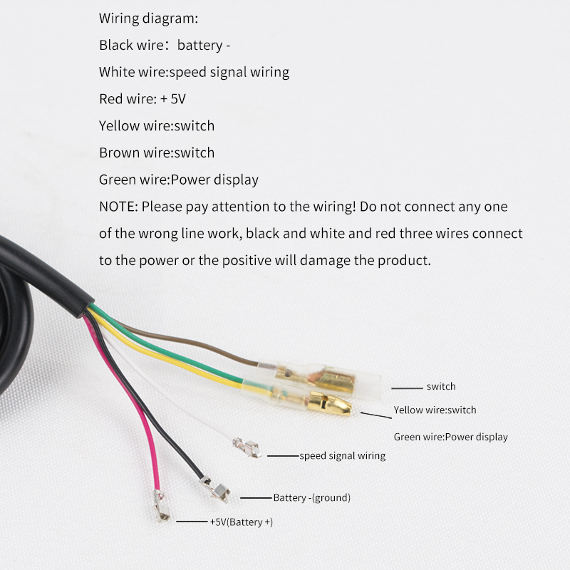 WUXING106DX 36V 48V Thumb Throttle with Battery Indicator Finger Speed Accelerator for Electric Scooter Ebike Accessories