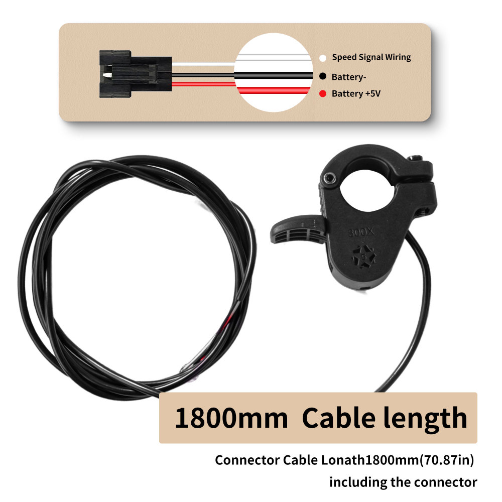WUXING 300X Electric Bike Thumb Throttle Left Right Universal Accelerator Ebike Scooter Accessories