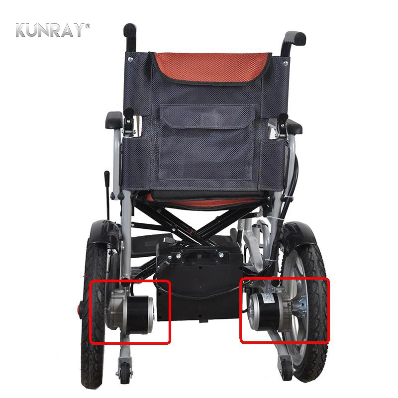 Kunray MY1016Z2 24V 250W 75RPM 120RPM Brush DC Decelerate Motor For Electric Wheelchairs Two Wheel Balance Scooters