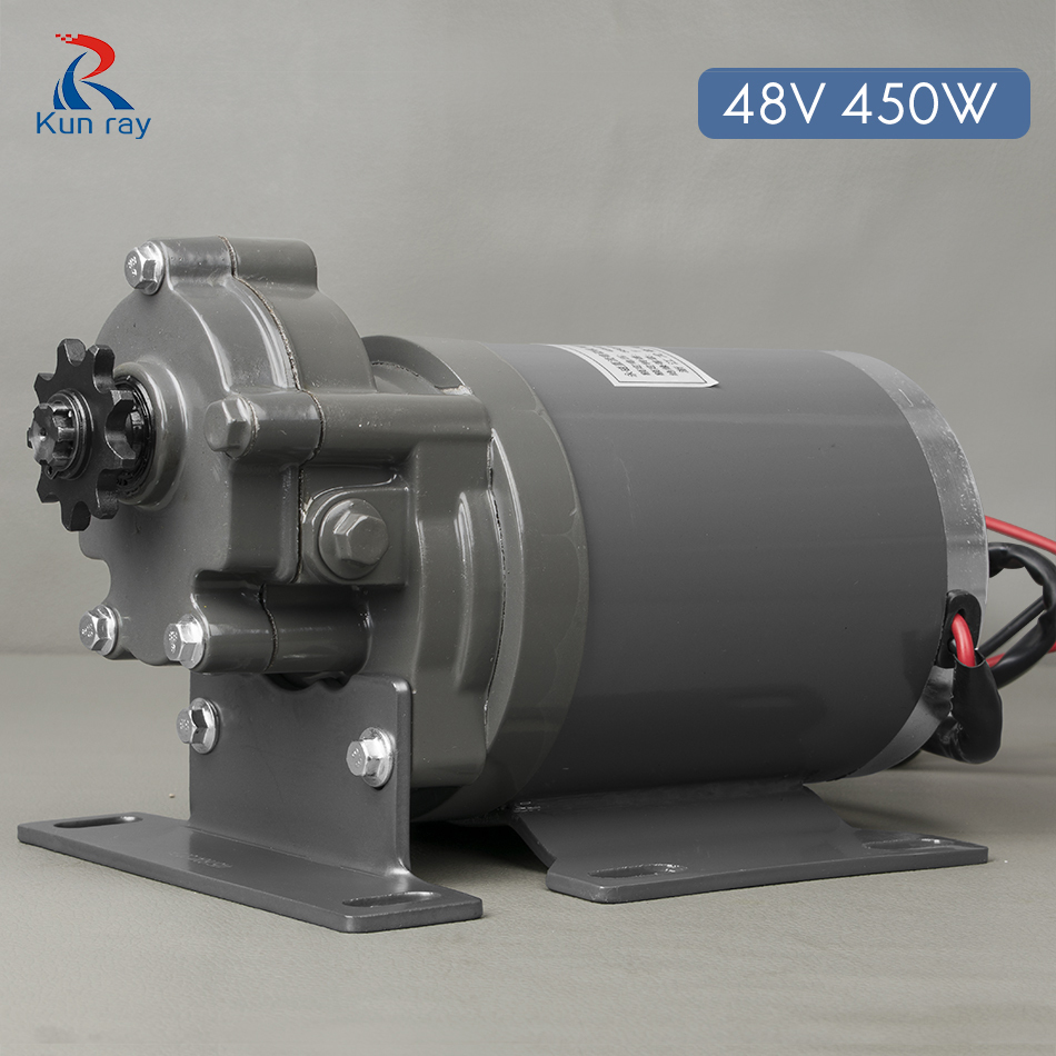 Kunray MY1020WZ 36V 48V 450W DC Brush Reduction Motor Ebike Conversion Kit Electric Tricycle Motor