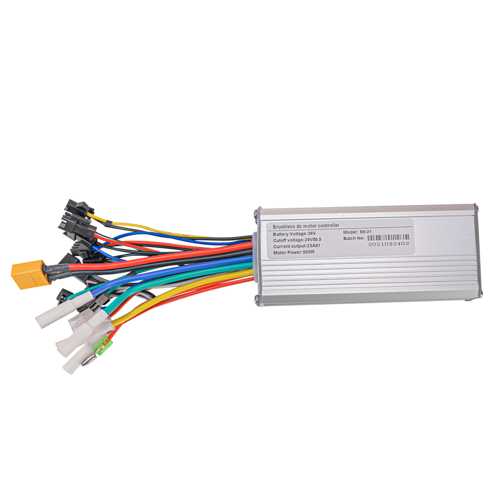 Kunray S9-21 S9-25 36V 48V 500W Brushless DC Controller for Electric Bicycle Scooter Accessories