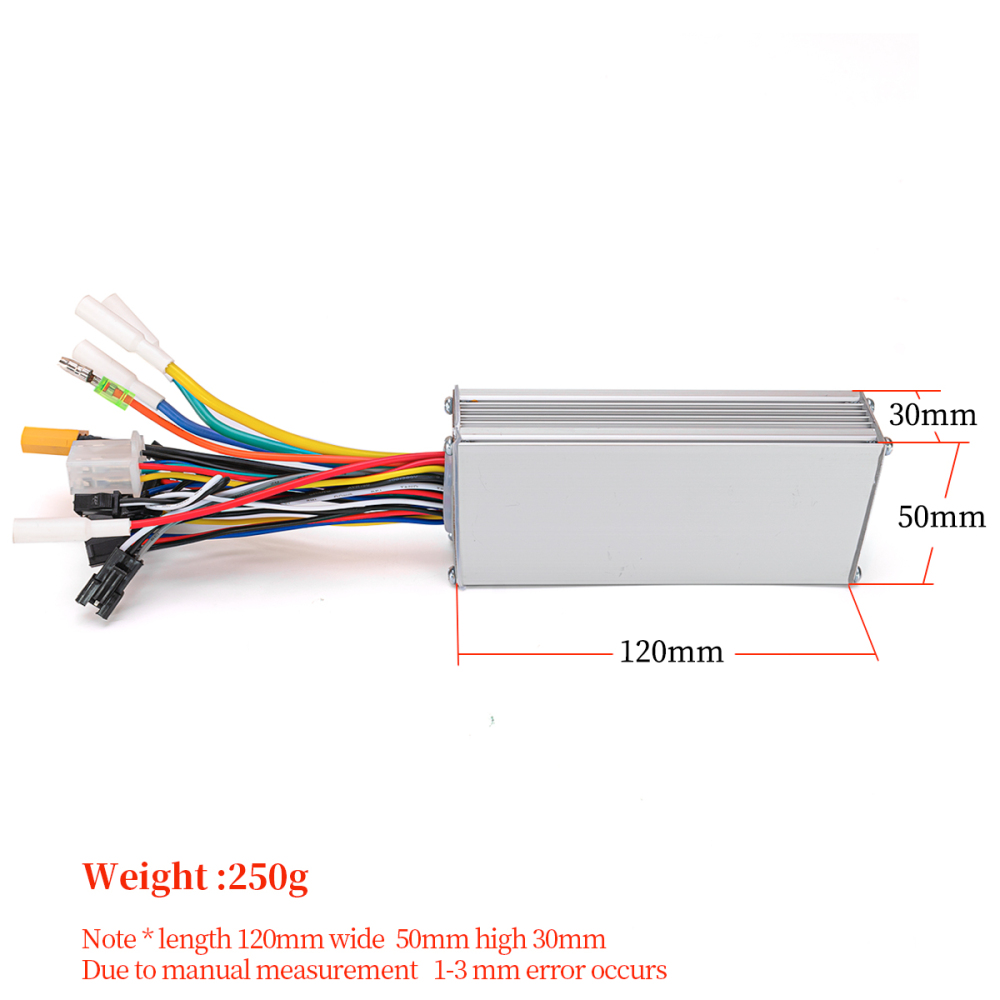 Kunray S9-21 S9-25 36V 48V 500W Brushless DC Controller for Electric Bicycle Scooter Accessories