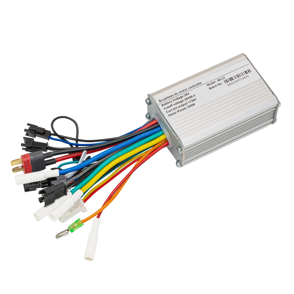 brushless dc motor controller for electric bicycles EDIKANI Bike The leaf 36V 500W ebike black motor controller is so easy to drive your electric bicycle. kt controller kit