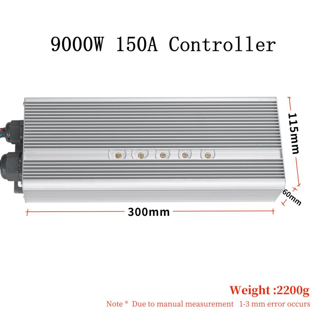 Kunray KRBC-36MOS Ebike Brushless Controller 80A 100A 150A 3000W-9000 120Degree Phase For Electric Scooter Motorcycle