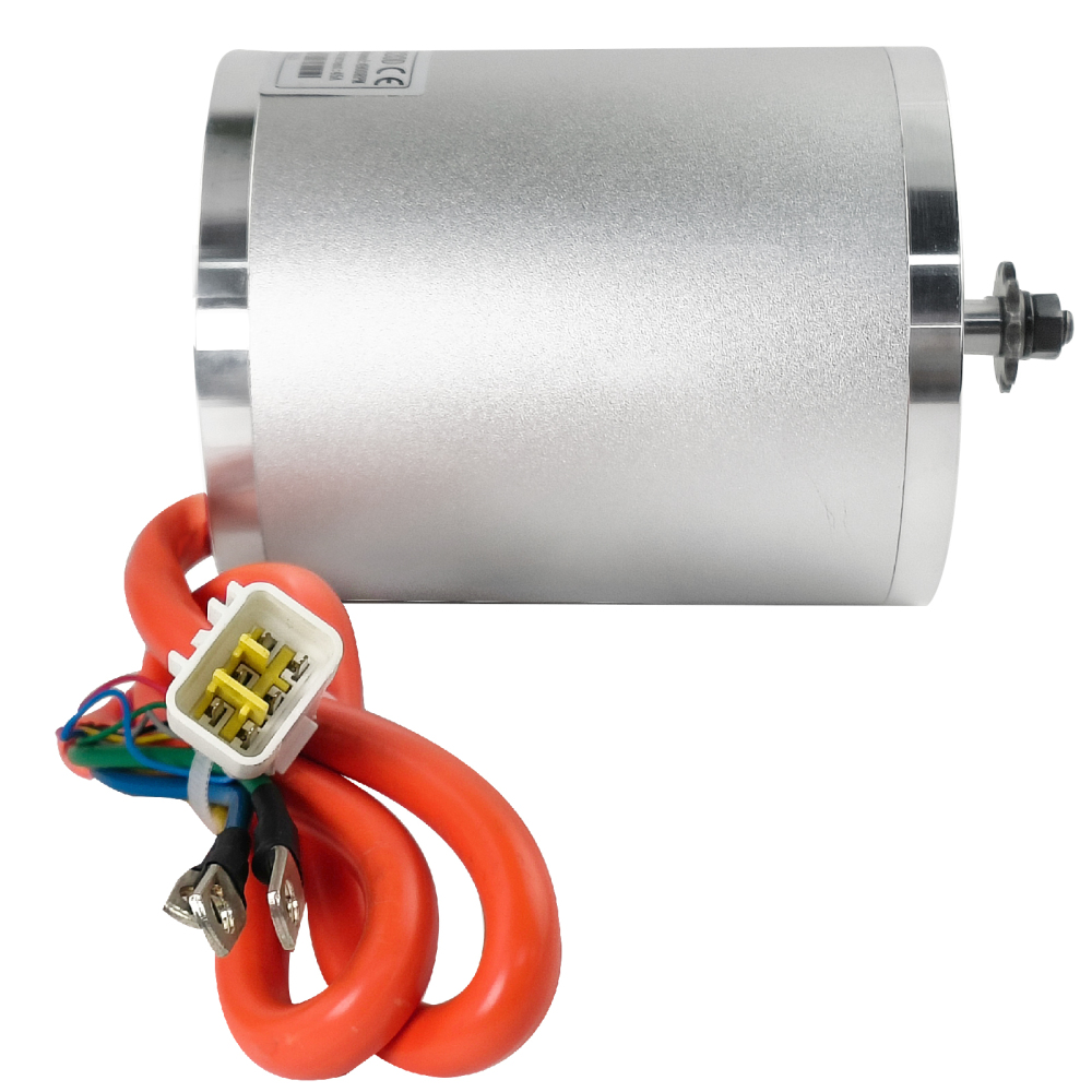 Kunray MY1020 48V 72V 2000W 3000W High Speed DC Motor with Temperature Sensor for Electric Bicycle Scooter DIY Parts