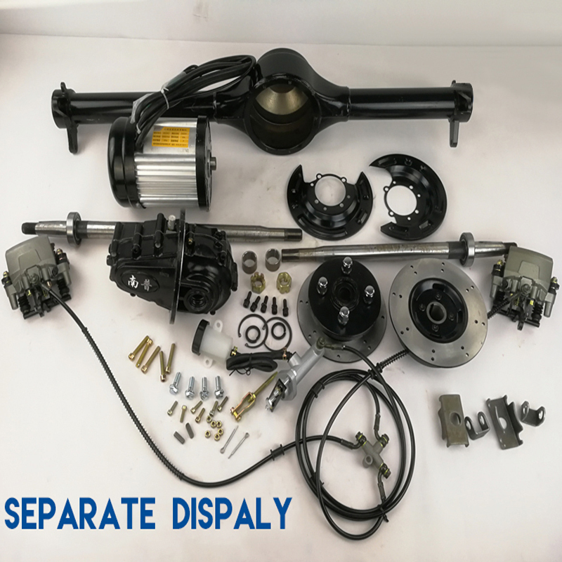 NANPU-AXLE Electric Rear Axle Motor 90CM 48V 60V 500W 650W 800W 1000W 1200W Brushless Motor for Electric Vehicle Tricycle