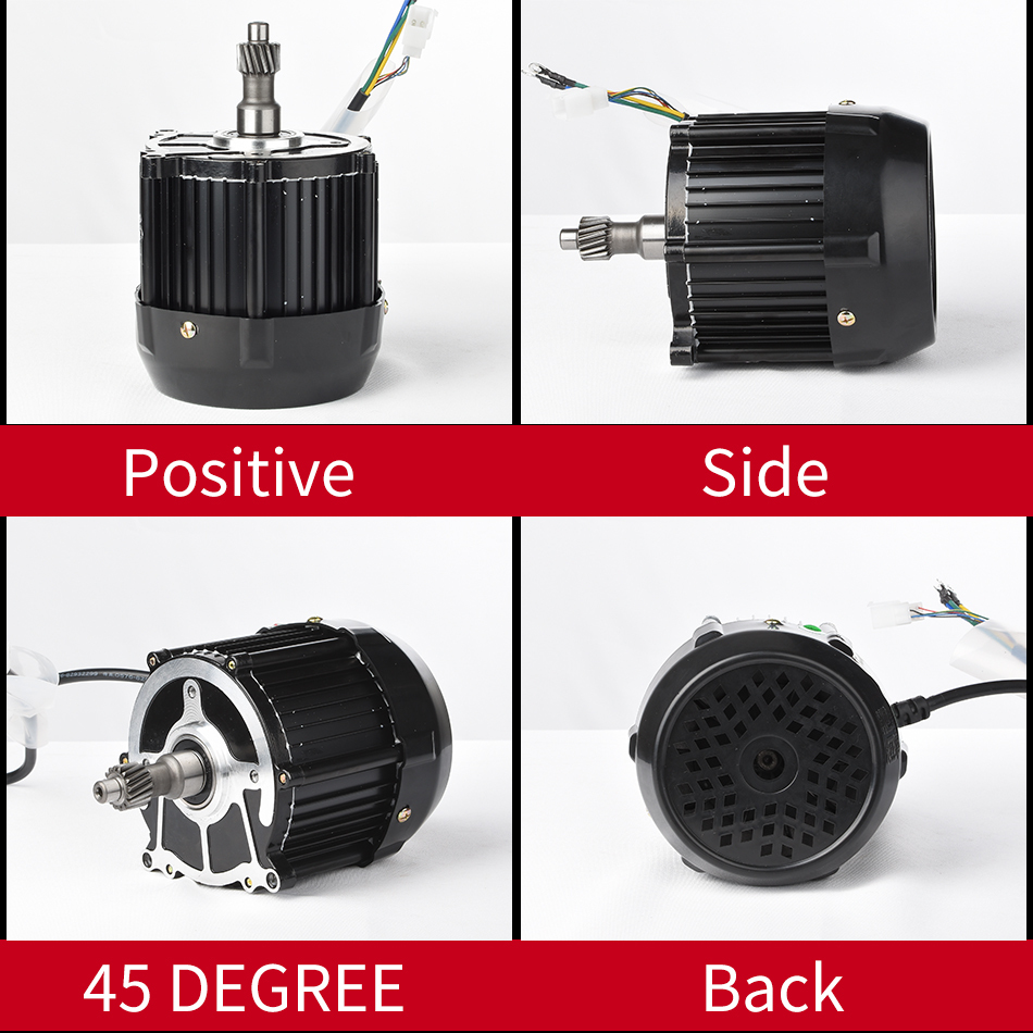 NANPU Gear Nongear Brushless Motor 48V 60V 750W Differential Motor For Electric Tricycle Ebike Conversion Kit