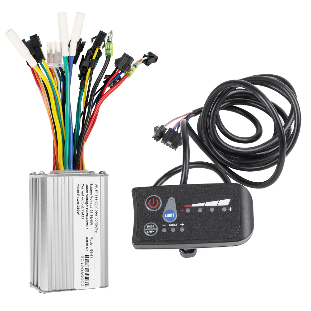 Kunray S6-61 S9-61 24-48V 250W 350W 500W Brushless Controller with S810 LED Display for Electric Scooter Ebike Motor kit