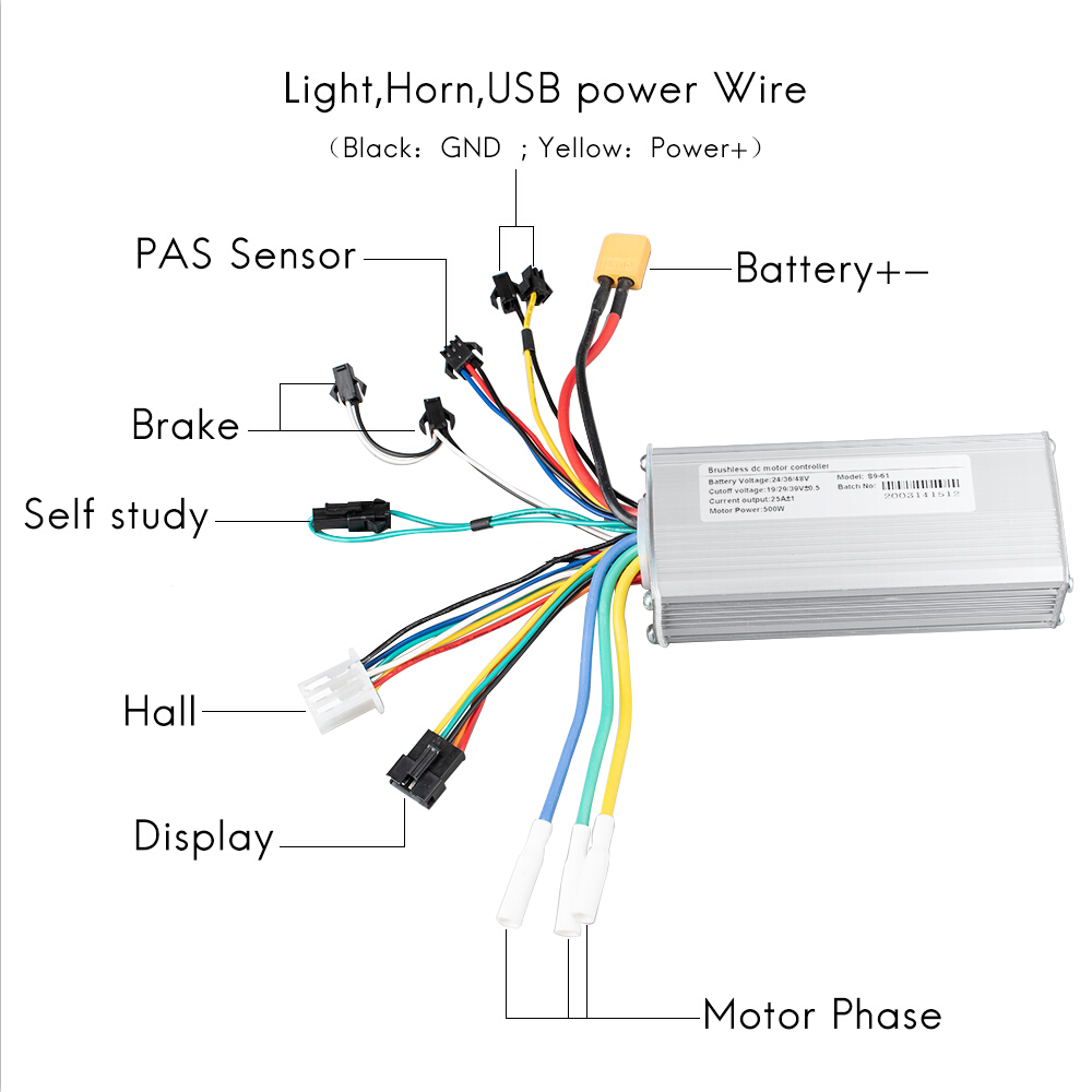 Kunray S6-61 S9-61 24V-48V 250W 350W 500W Brushless