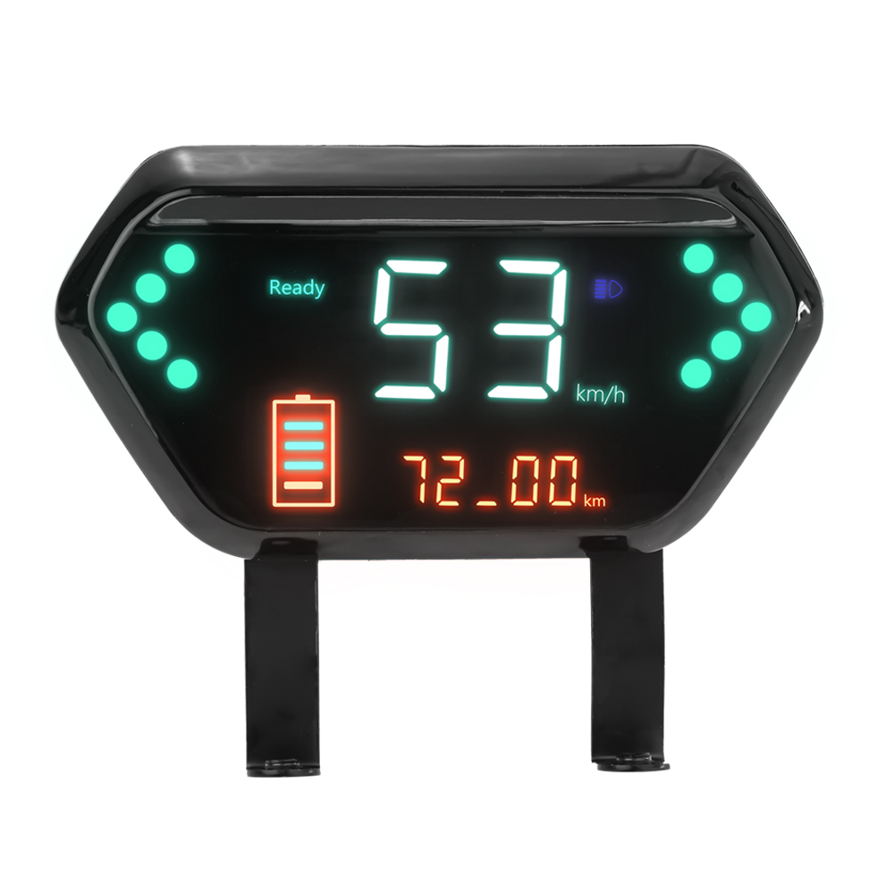 Kunray P001 Electric Bicycle LCD Display 48V 60V 72V Universal with Battery Status Indicator for Phase Controller