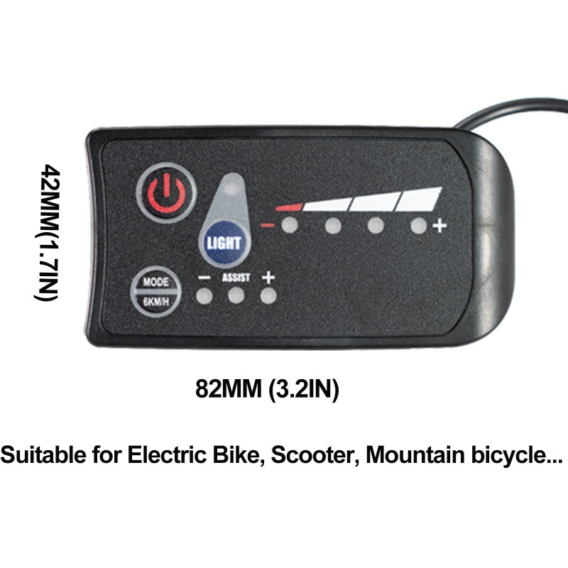Kunray S6-61 S9-61 24-48V 250W 350W 500W Brushless Controller with S810 LED Display for Electric Scooter Ebike Motor kit