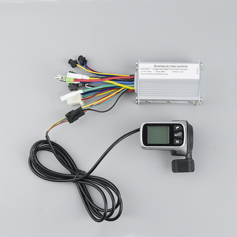 Kunray 124DX 124DX-FT GZ3-FT Ebike Display with Twist Throttle Brushless Conntroller for Electric Scooter Ebike Accessories
