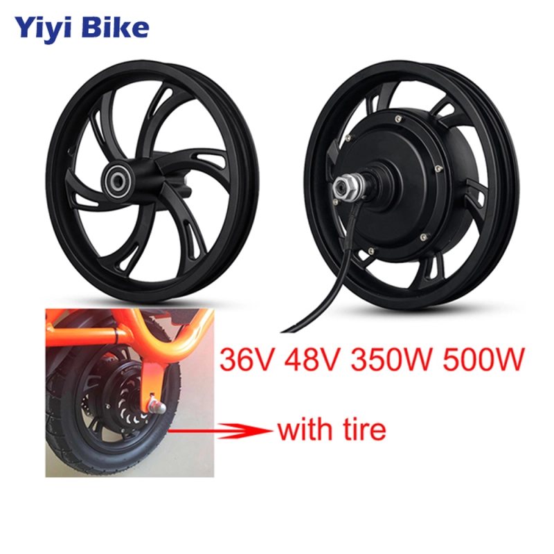Kunray 12inch Wheel Hub Motor 36V 48V 350W 500W  Brushless Motor for  Electric Scooter Bicycle