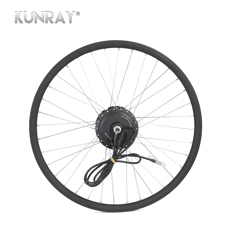 Kunray KR07F KR07R Rear Front Wheel Hub Motor 24V-48V 250W 350W 20-28IN Brushless Gear Motor For Electric Bike Conversion Kit