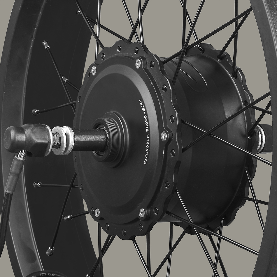 Kunray 39FAT-S 39FAT-C 40FAT-S 40FAT-C 48V 1000W 1500W Electric Fat Bike Hub Motor Rear Wheel 20in 26in Snow Bike Hub Motor