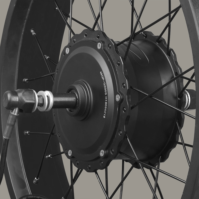 Kunray 72FAT-S 72FAT-C 72V 3000W Electric Fat Bike Rear Wheel Motor 20in 26in Hub Motor Ebike Conversion Kit