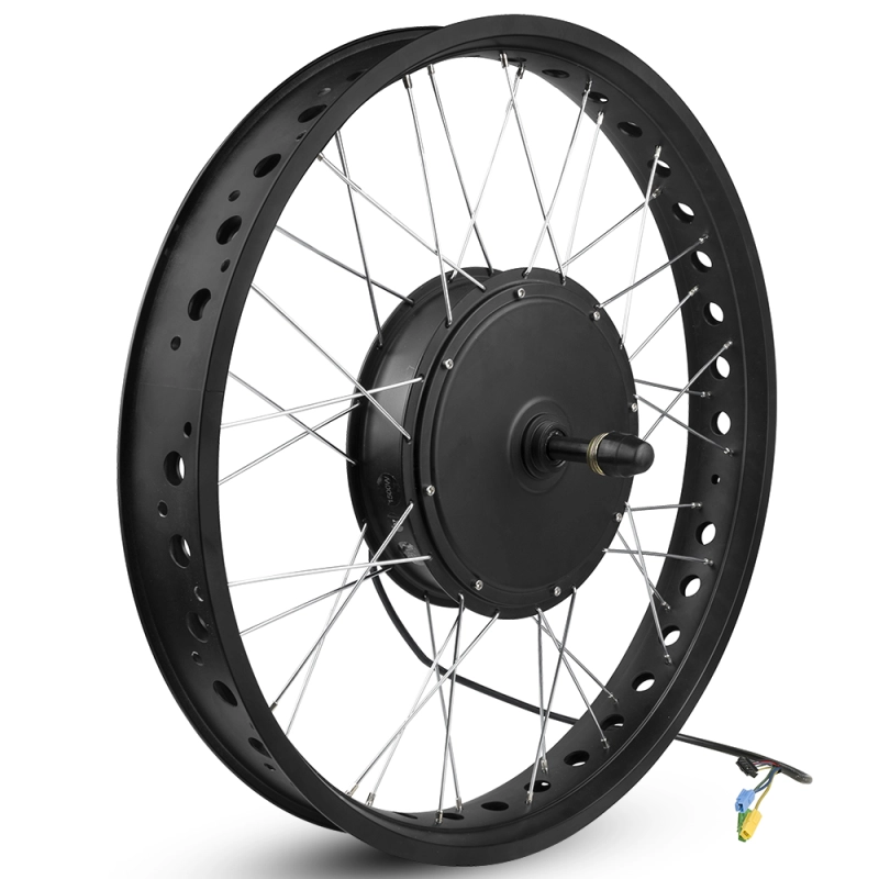 Kunray 72FAT-S 72FAT-C 72V 3000W Electric Fat Bike Rear Wheel Motor 20in 26in Hub Motor Ebike Conversion Kit