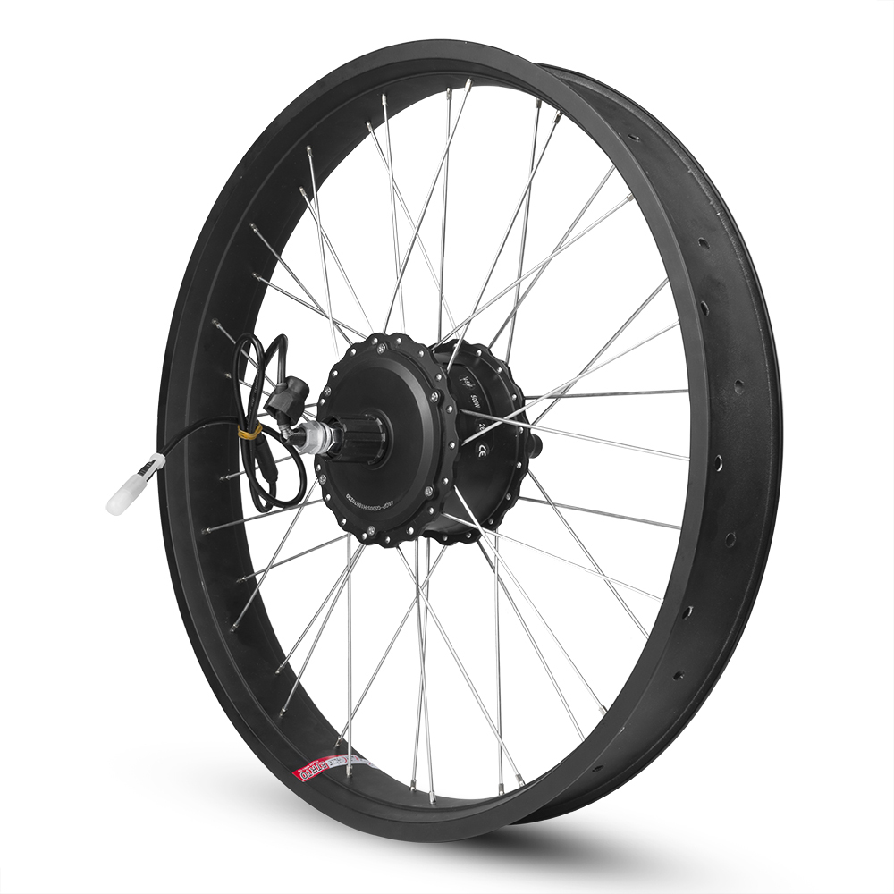 Kunray15FAT-S 15FAT-C 36V 48V 500W Snow Bike BLDC Motor  20in 26 Inch Rear Motor Wheel Screw Cassette