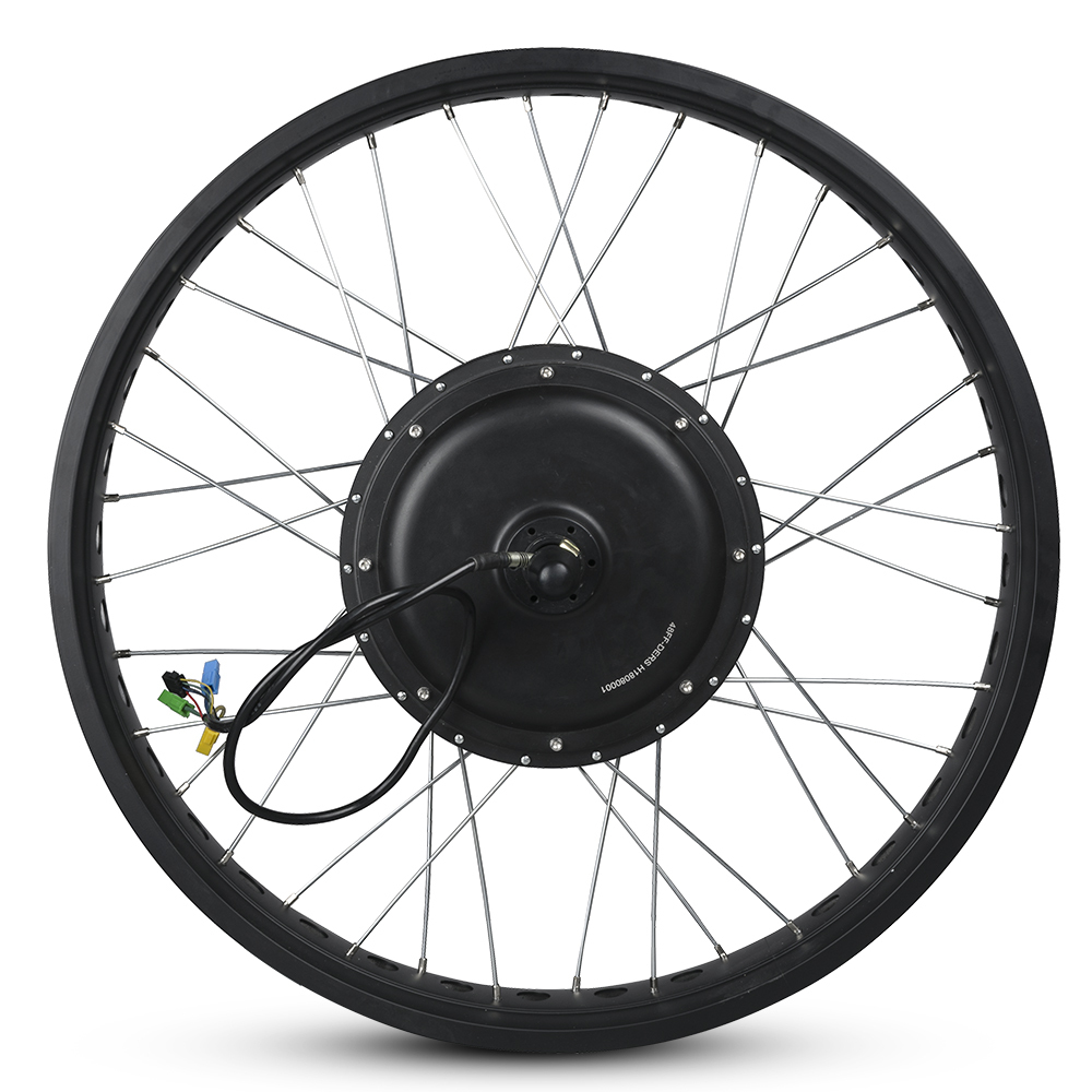 Kunray 72FAT-S 72FAT-C 72V 3000W Electric Fat Bike Rear Wheel Motor 20in 26in Hub Motor Ebike Conversion Kit
