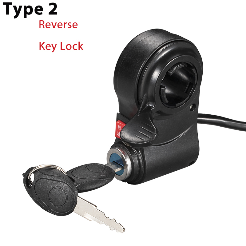 Kunray QMD006 12V-96V Universal Thumb Throttle with Battery Indicator 3-Speed for Electric Bike Scooter Accessories