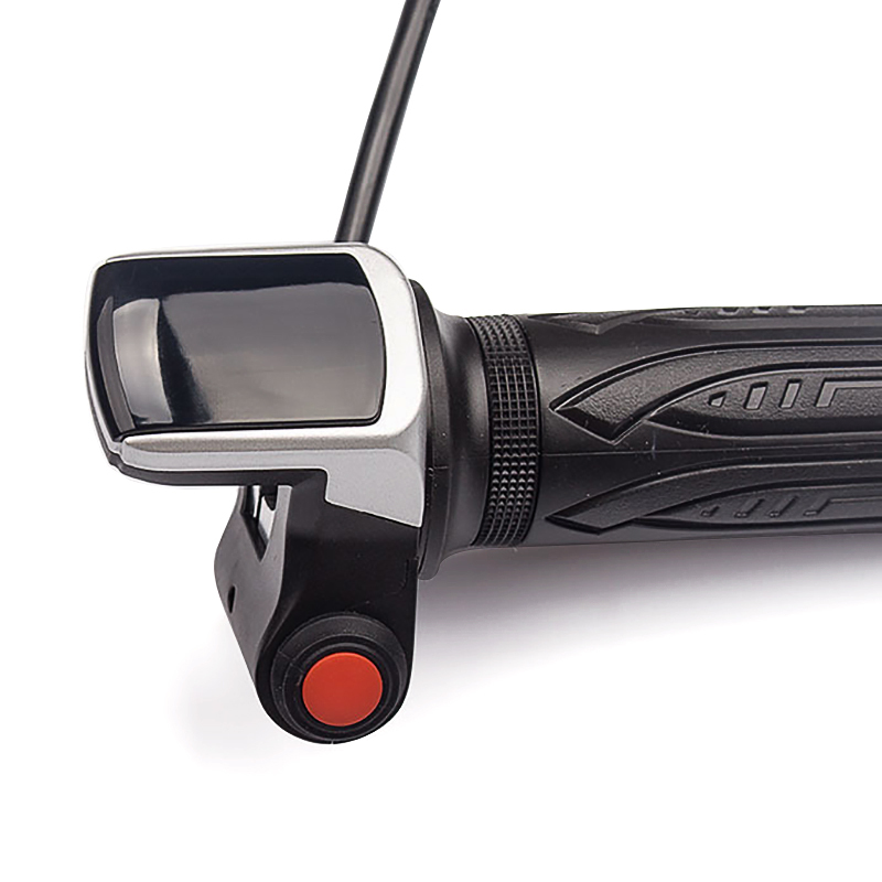 Wuxing 122DX 122DX-ONOFF 24V 36V 48V Twist Throttle with LCD Display Lock Key for Electric Bike Scooter