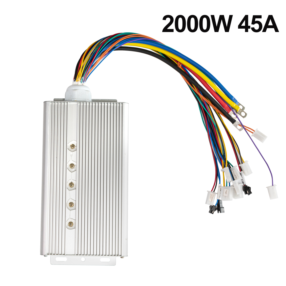Kunray 24Mos 48V-72V 2000W 3000W 45A 50A Ebike Brushless Motor Controller Electric Scooter Accessories