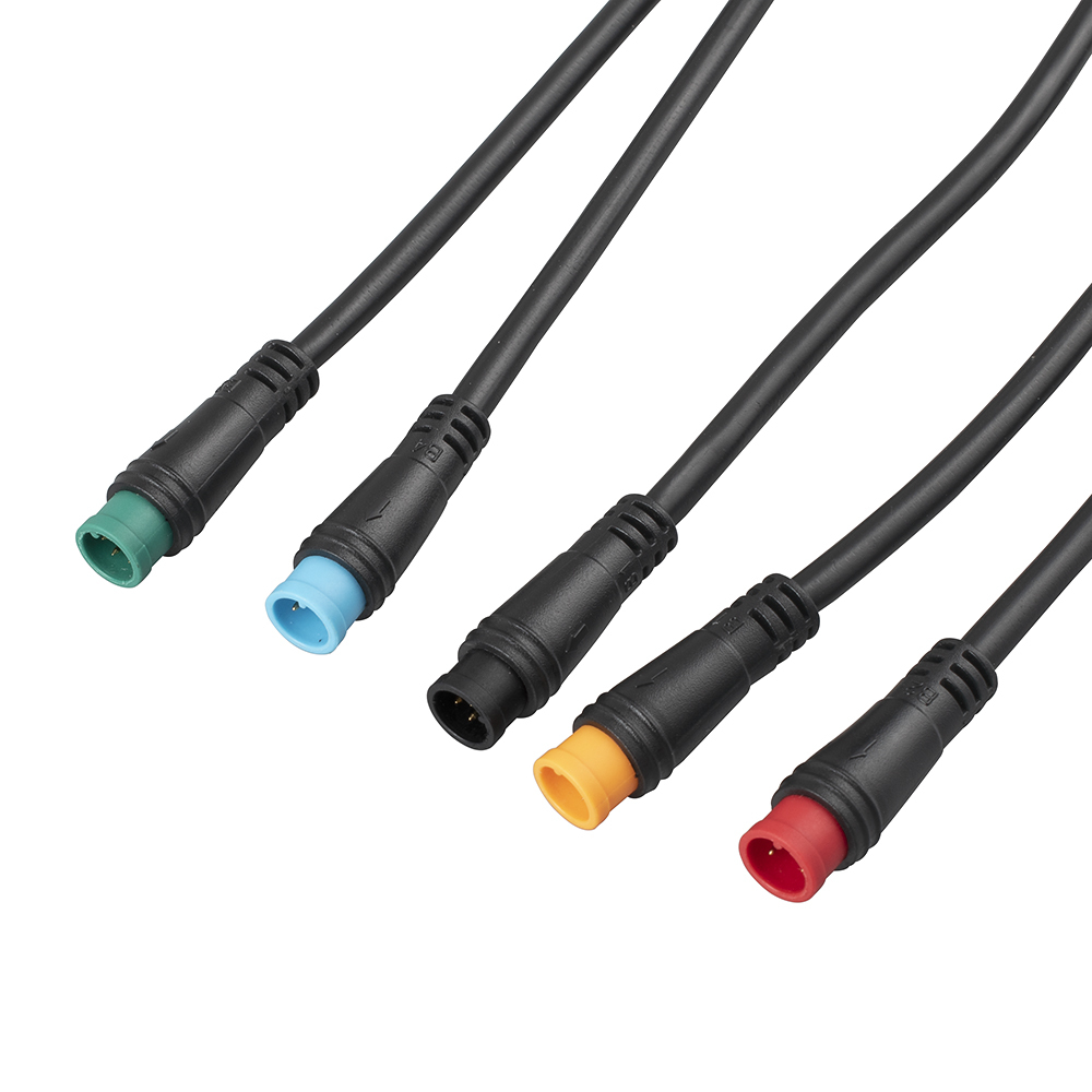 Julet 2/3/4/5/6 Pin Waterproof Cable Connector for EBike Light Throttle Brake Display Ebike Parts Extend