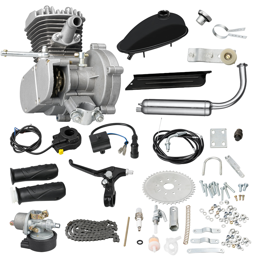 Kunray RYTJ-001 Motorized Bicycle Conversion Gas Petrol Motor with Fuel Tank And Throttle 2-Stroke Petrol Engine Set