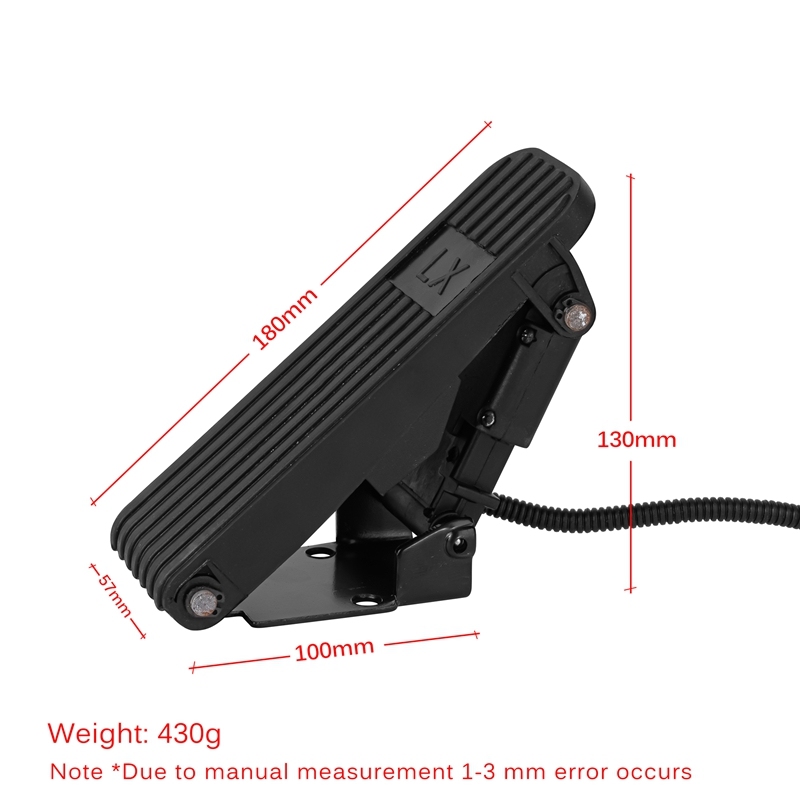 Kunray XM-PEDAL Universal Pedal Foot Throttle Accelerator for Electric Scooter Tricycle Go-Kart