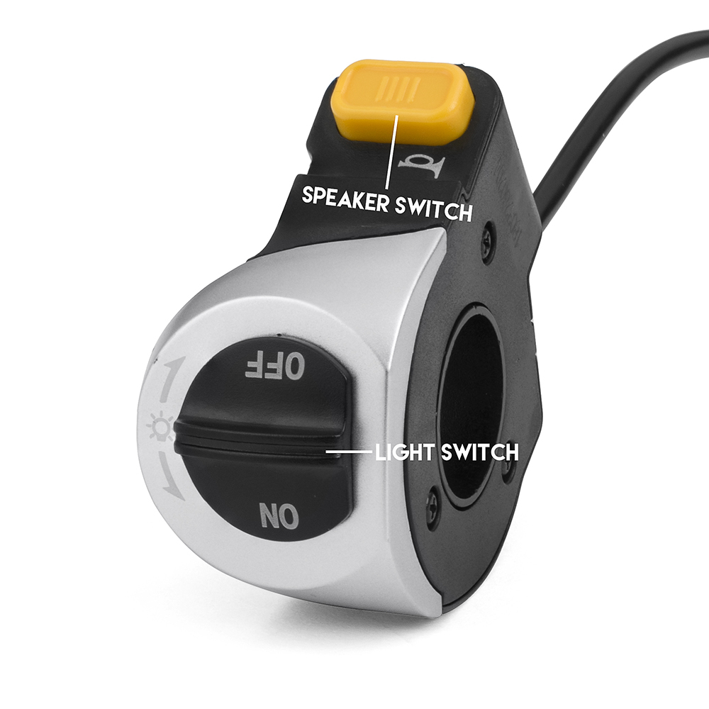Wuxing DK214 Electric Bicycle Headlight Switch with Horn Button Electric bike Scooter Accessories