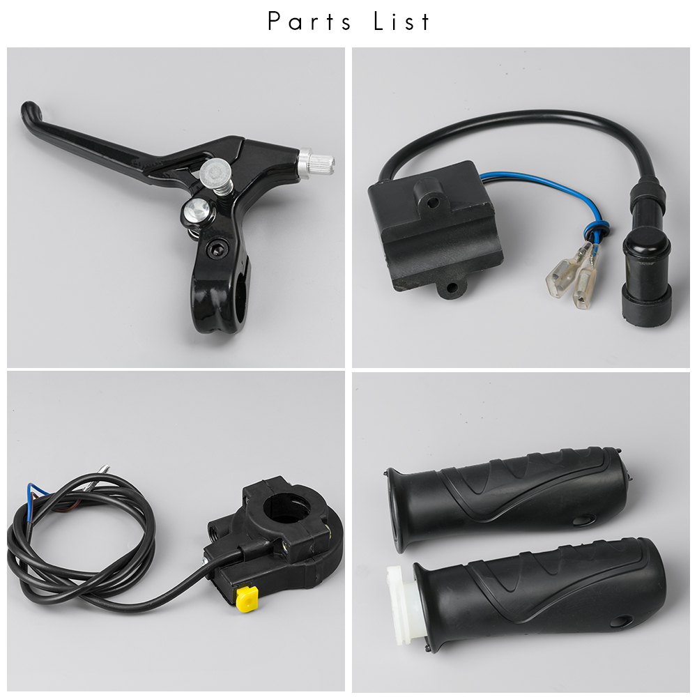 Kunray RYTJ-001 Motorized Bicycle Conversion Gas Petrol Motor with Fuel Tank And Throttle 2-Stroke Petrol Engine Set