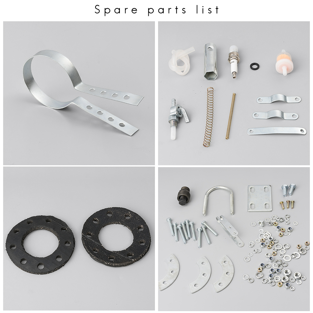 Kunray RYTJ-001 Motorized Bicycle Conversion Gas Petrol Motor with Fuel Tank And Throttle 2-Stroke Petrol Engine Set