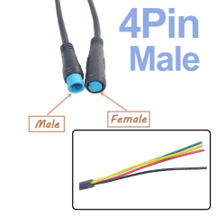 4 Pin male