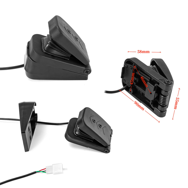 Kunray PEDAL-S01 Foot Accelerate Pedal Speed Control Pedal for Electric Scooter Tricycle Accessories