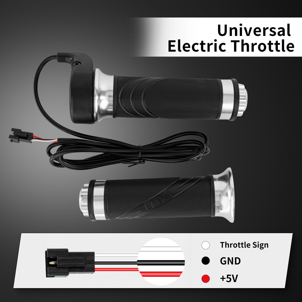 Wuxing 20X 12-96V Universal High Quality Alloy Handlebar Ebike E-scooter Twist Throttle Accelerator