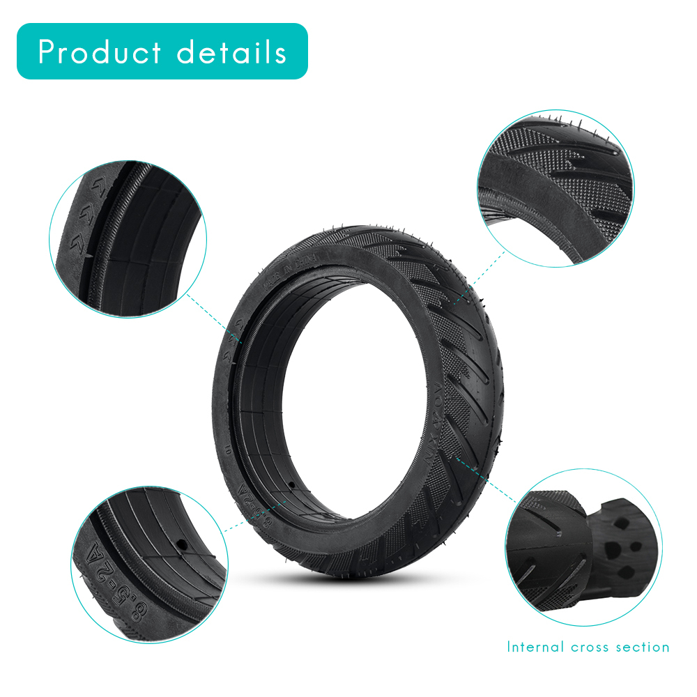 Kunray XMTIRE-001 002 E-Scooter Solid Tire Wheel  8.5 Inch For Xiaomi Mijia M365 Electric Scooter 