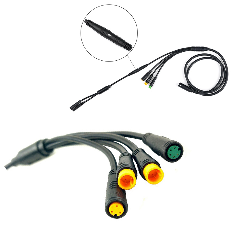 Kunray Julet 1 to 4 Main Cable Electric Bike Waterproof Cable Connector Ebike Brake Throttle Display