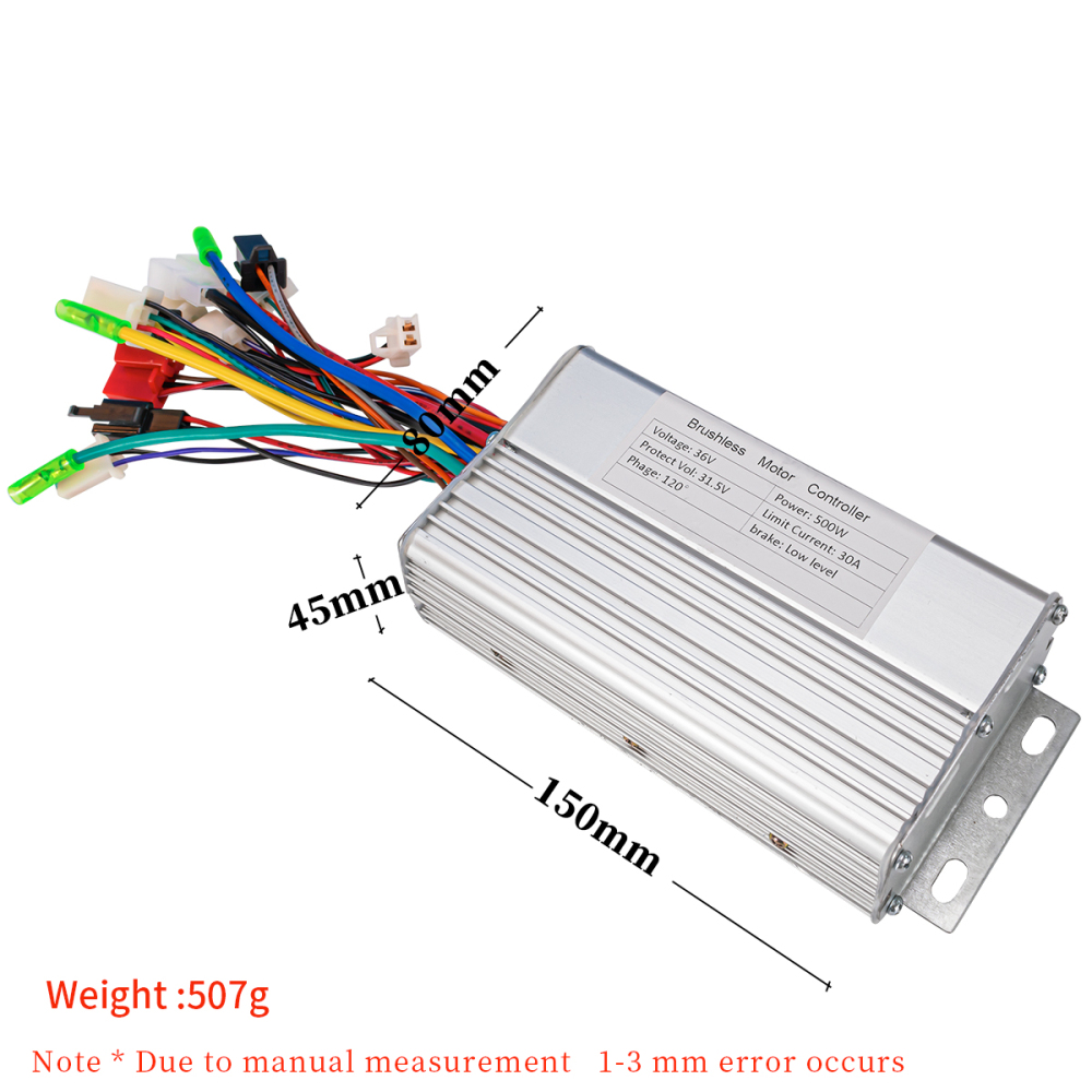 Kunray S9-61 36V 48V 500W Brushless Motor Controller with Hall Reverse For Electric Bike Scooter