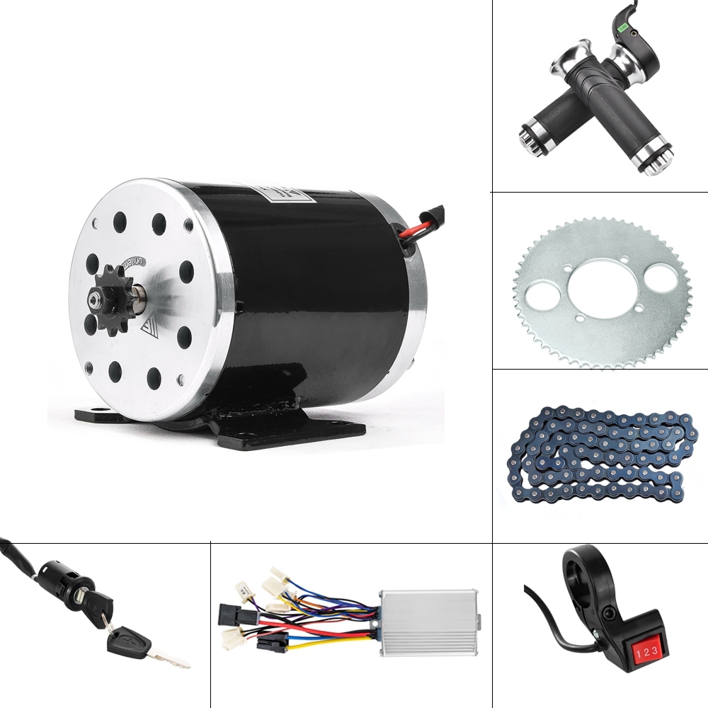 KUNRAY MY1020 Brushless Motor 24V 36V 48V 500W 1000W High Speed Motor for Electric Bike E-Scooter E-Motorcycle Motor Kit