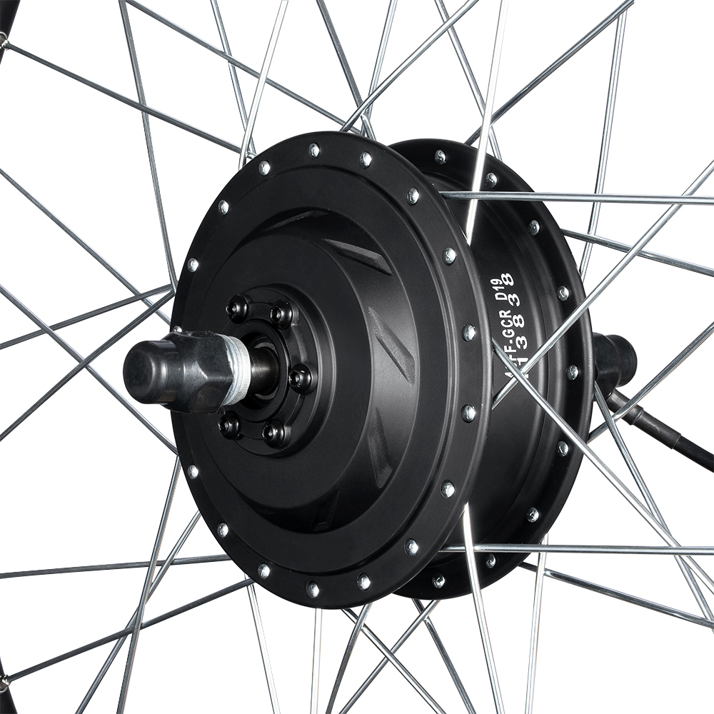 KUNRAY 24V 36V 48V 350W 500W Electric Bike Motor Wheel 20IN 26IN Rear Front Drive Ebike Conversion Kit Gear Hub Motor