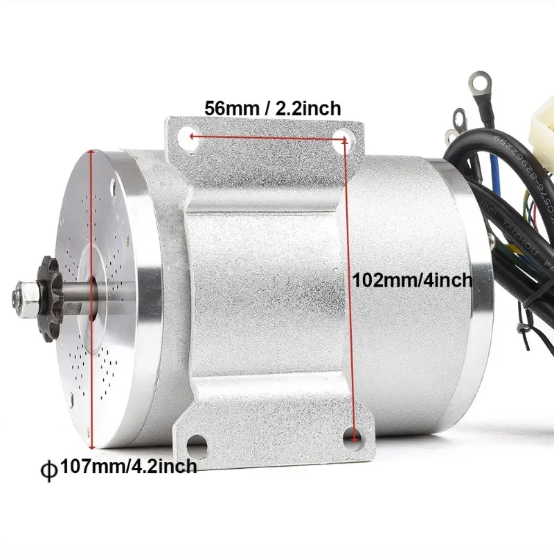 KUNRAY MY1020 48V 60V 72V 3000W 2000W 1000W Brushless Motor High Speed DC Motor for Electric Bike Scooter Go-Karts DIY