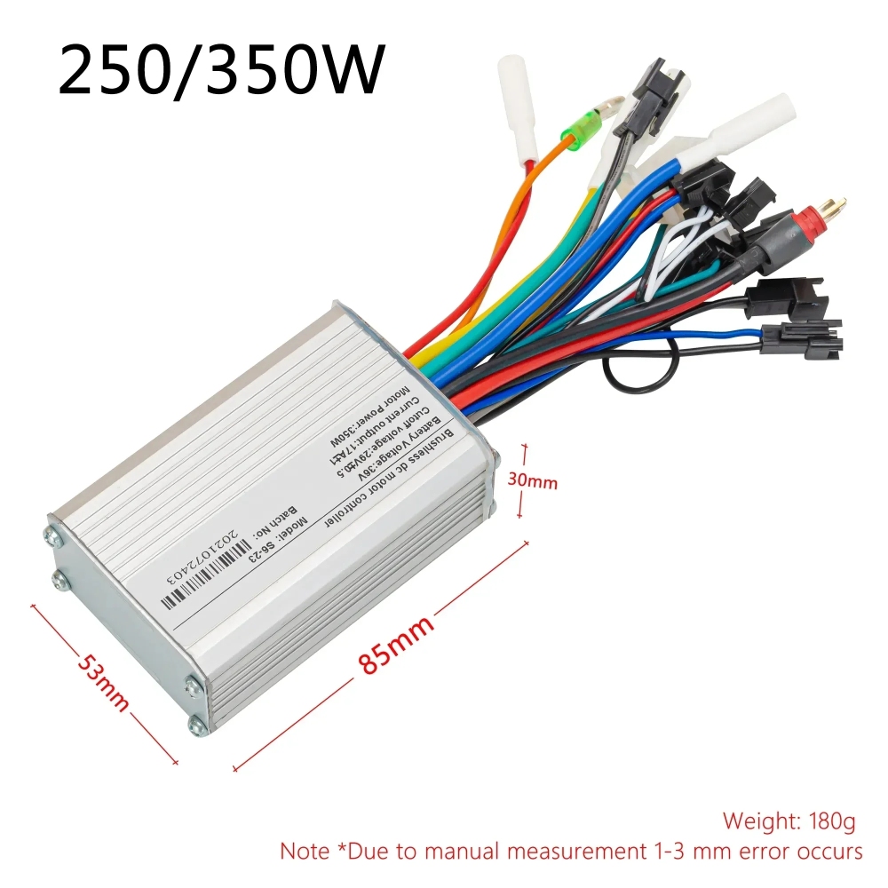 KUNRAY 12inch Scooter Motor Wheel 24V 36V 48V 350W  Brushless Motor with LCD Display for Electric Bike Scooter Motor Kit