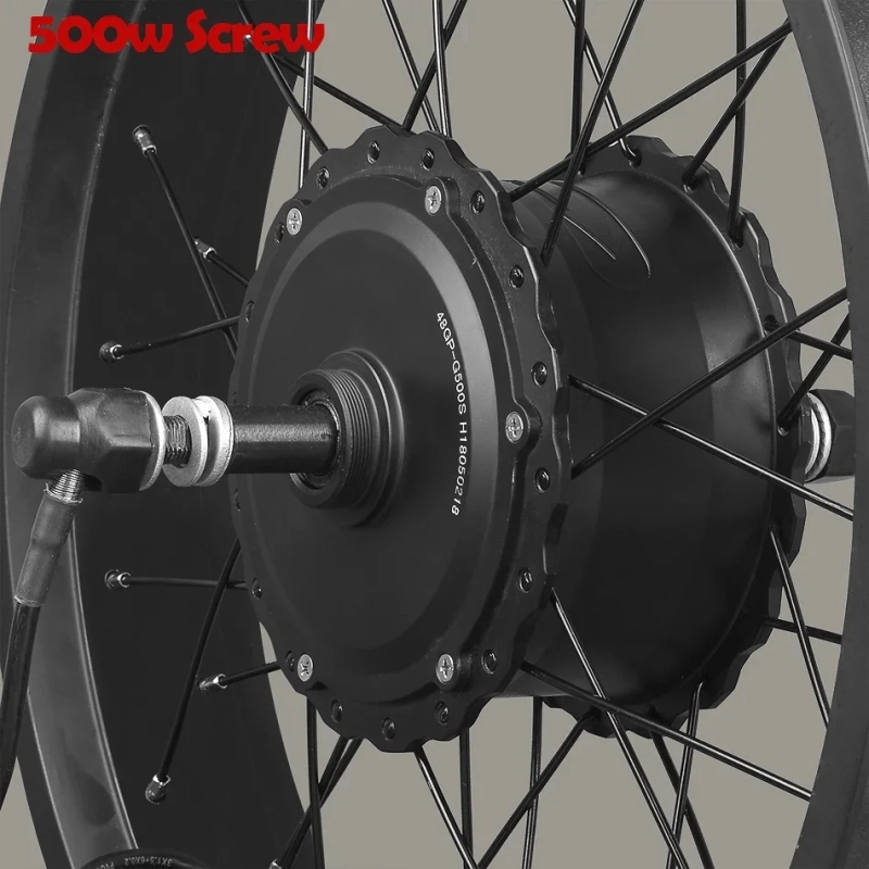KUNRAY Fat Bike Conversion Kit 36V 48V 500W Snow Bike Motor Wheel 20in 26in for Electric Bike Brushless Hub Motor